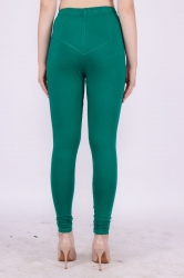 Forest Green Churidar Leggings